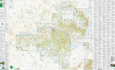 Catskill (Combined Map, with North Lake Map) : 2023 : Trail Conference Preview 1