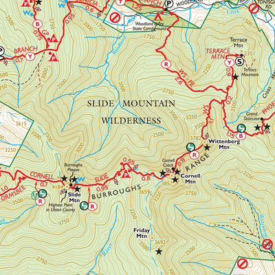 Catskill (Combined Map, with North Lake Map) : 2023 : Trail Conference Preview 2