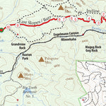 Pikes Peak Hiking/Climbing Map - Front Range 14er Preview 3