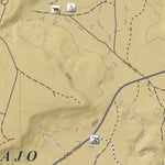 Wickiup Canyon, Utah 7.5 Minute Topographic Map - Color Hillshade Preview 2