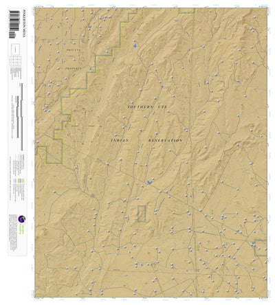 Pinkerton Mesa, Colorado 7.5 Minute Topographic Map - Color Hillshade Preview 1