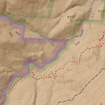 Workman Creek, Colorado 7.5 Minute Topographic Map - Color Hillshade Preview 3