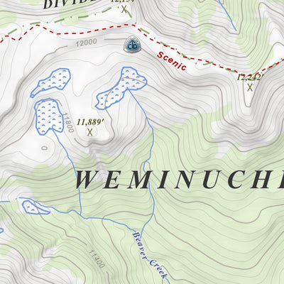 South River Peak, Colorado 7.5 Minute Topographic Map Preview 2