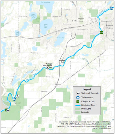 Mississippi Water Trail - Kiwanis Park to Crow Wing State Park Preview 1