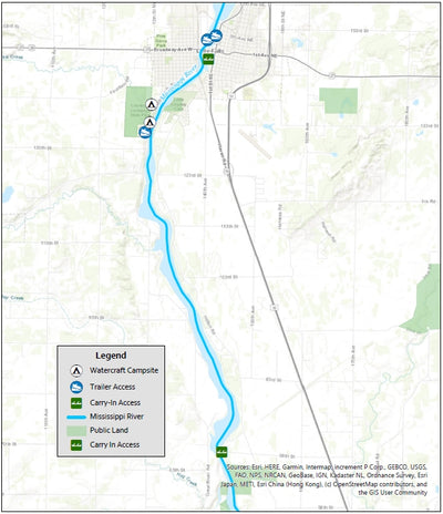 Mississippi Water Trail - Maple Island Park to Blanchard Dam Preview 1