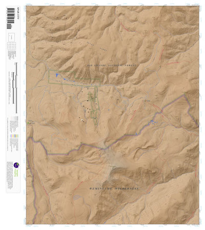 Spar City, Colorado 7.5 Minute Topographic Map - Color Hillshade Preview 1