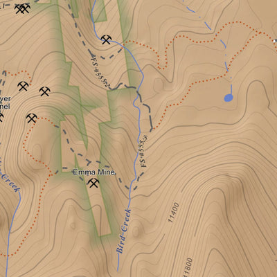 Spar City, Colorado 7.5 Minute Topographic Map - Color Hillshade Preview 2