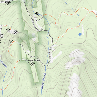 Spar City, Colorado 7.5 Minute Topographic Map Preview 2