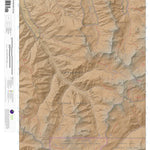 Wetterhorn Peak, Colorado 7.5 Minute Topographic Map - Color Hillshade Preview 1