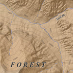 Wetterhorn Peak, Colorado 7.5 Minute Topographic Map - Color Hillshade Preview 3