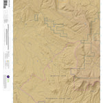 McKenna Peak, Colorado 7.5 Minute Topographic Map - Color Hillshade Preview 1