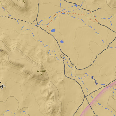 McKenna Peak, Colorado 7.5 Minute Topographic Map - Color Hillshade Preview 2