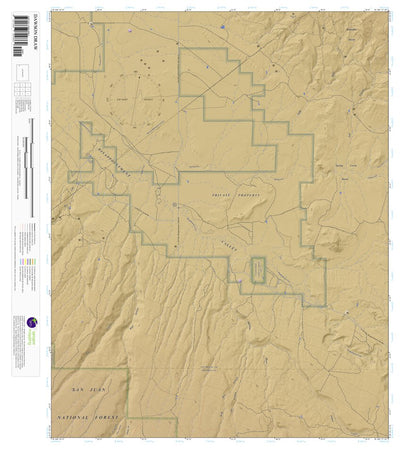 Dawson Draw, Colorado 7.5 Minute Topographic Map - Color Hillshade Preview 1