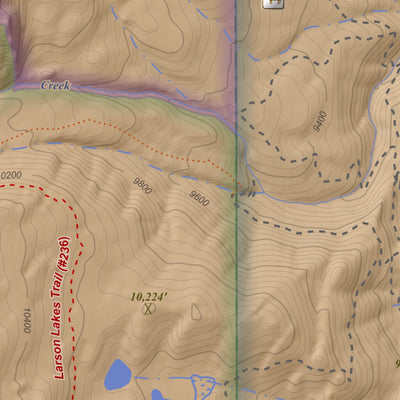 Lake City, Colorado 7.5 Minute Topographic Map - Color Hillshade Preview 2