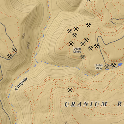 Egnar, Colorado 7.5 Minute Topographic Map - Color Hillshade Preview 3