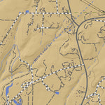 Dolores West, Colorado 7.5 Minute Topographic Map - Color Hillshade Preview 3