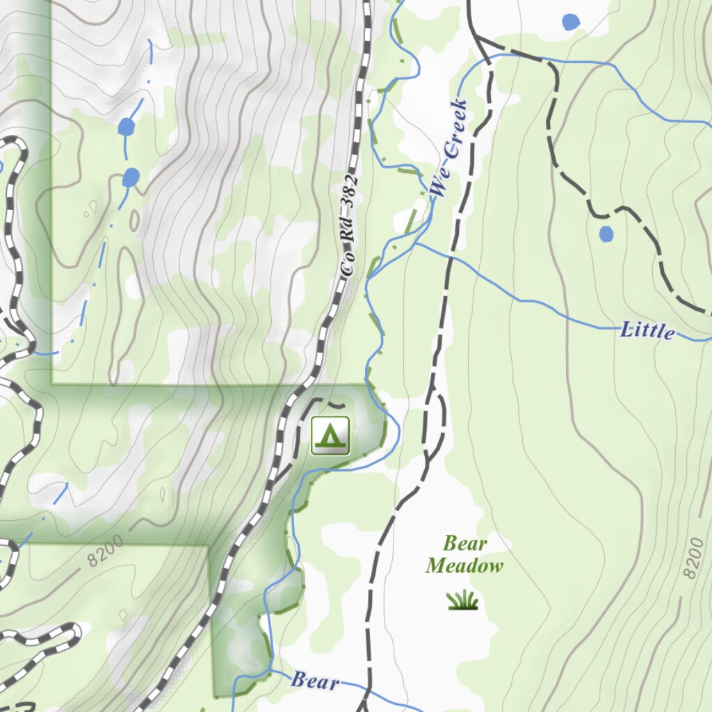 Chama Peak, Colorado 7.5 Minute Topographic Map by Apogee Mapping, Inc ...