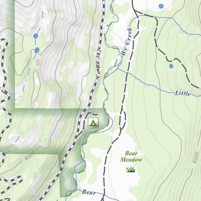 Chama Peak, Colorado 7.5 Minute Topographic Map Preview 2