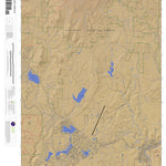Pagosa Springs, Colorado 7.5 Minute Topographic Map - Color Hillshade Preview 1