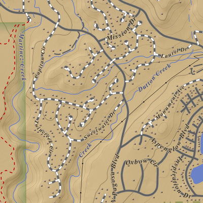 Pagosa Springs, Colorado 7.5 Minute Topographic Map - Color Hillshade Preview 3