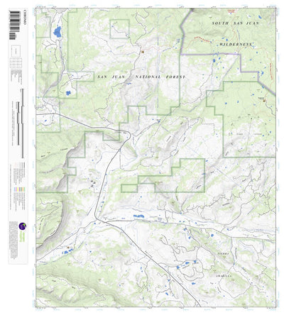 Chromo, Colorado 7.5 Minute Topographic Map Preview 1
