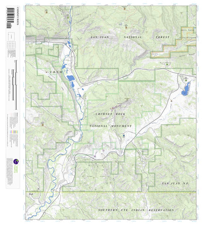 Chimney Rock, Colorado 7.5 Minute Topographic Map Preview 1