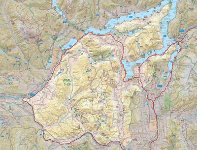 WMU 3-26 Thompson Region BC Hunting Topo Map Preview 1