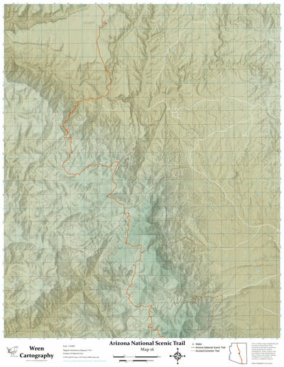 Arizona Trail - Map 16 Preview 1