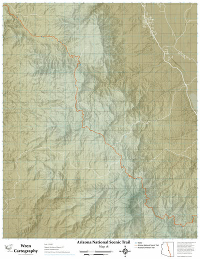 Arizona Trail - Map 18 Preview 1