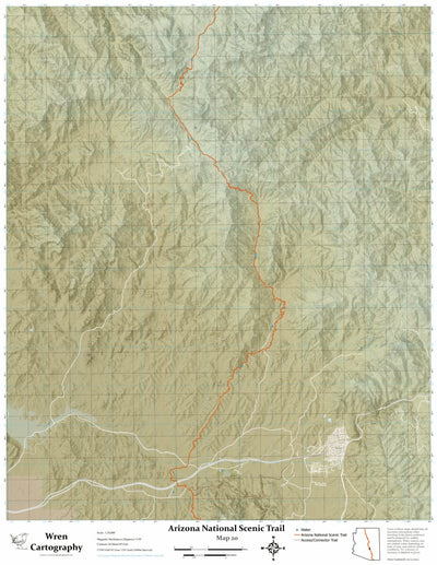 Arizona Trail - Map 20 Preview 1