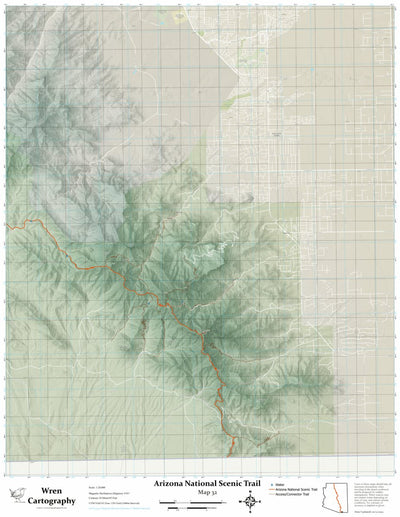 Arizona Trail - Map 32 Preview 1