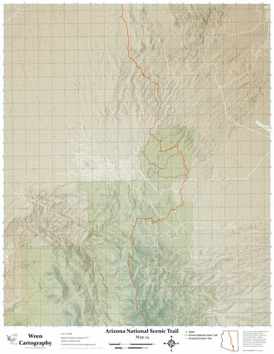 Arizona Trail - Map 24 Preview 1