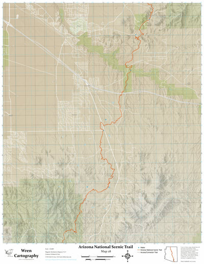 Arizona Trail - Map 28 Preview 1