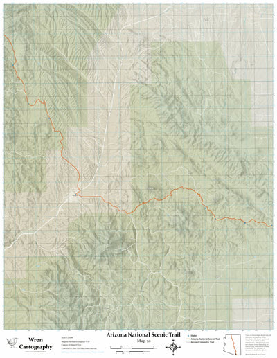 Arizona Trail - Map 30 Preview 1