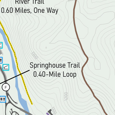 Roaring River State Park Public Hiking Map Preview 2