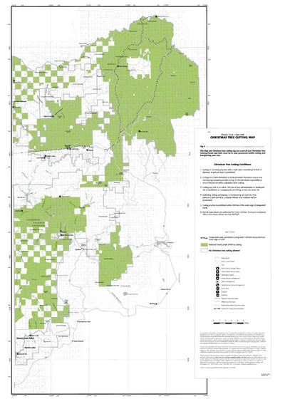 2022 Shasta Zone Christmas Tree Map (east) Preview 1