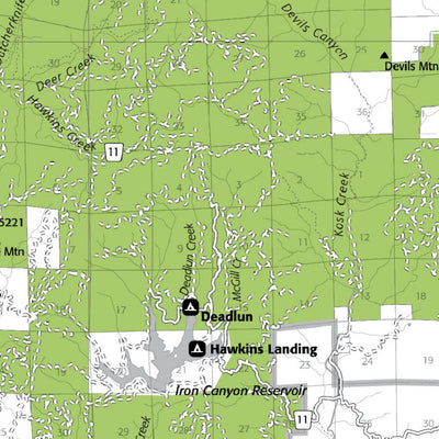 2022 Shasta Zone Christmas Tree Map (east) Preview 3