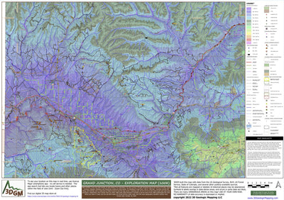 Grand Junction Exploration Map for Sightseeing Preview 1