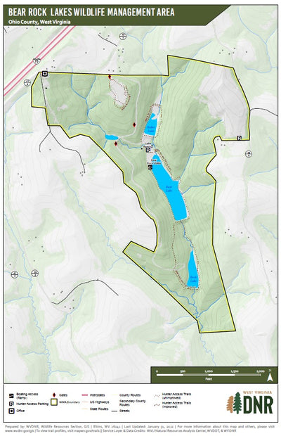 WVDNR District 1 WMA Maps - Bundle Preview 1