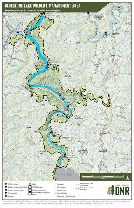Bluestone Lake Wildlife Management Area Preview 1