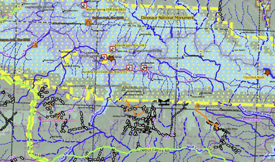 Offroad Vehicle Trails & Recreation Map of Colorado Preview 2