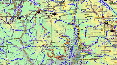 Offroad Vehicle Trails & Recreation Map of Colorado Preview 3