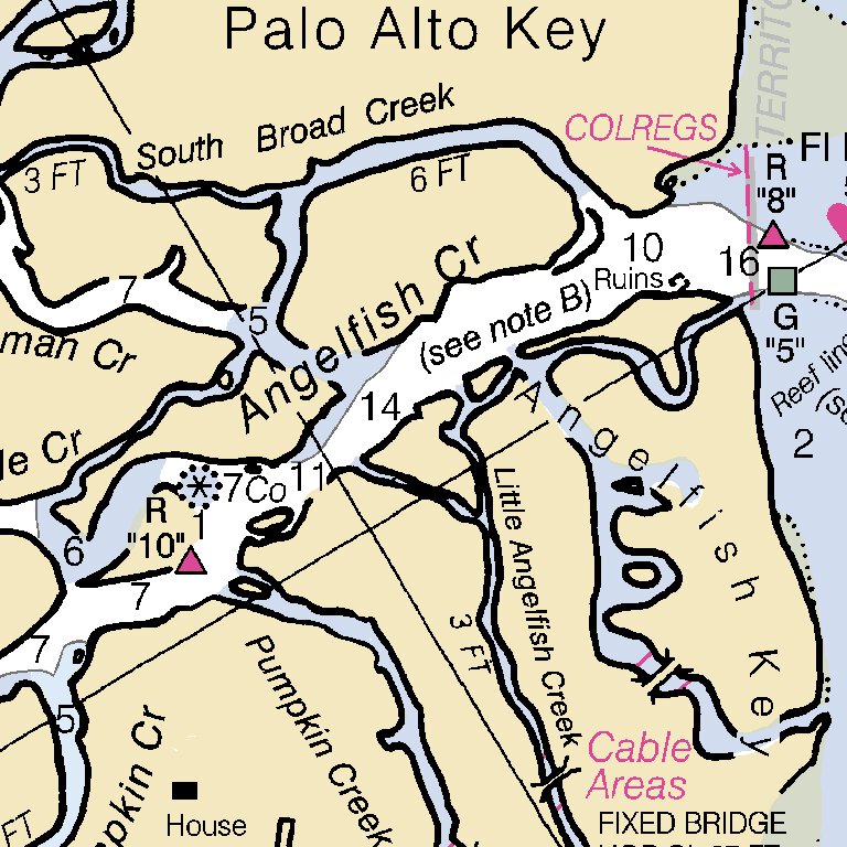 Florida Inset Map Miami To Marathon And Florida Bay Page B Inset 3 Map by National ...