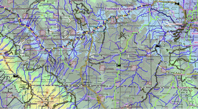 Horse Trails & Recreation Map for Colorado Preview 2