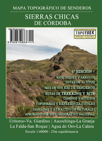 Mapa de Senderos - Sierras Chicas de Córdoba Preview 1