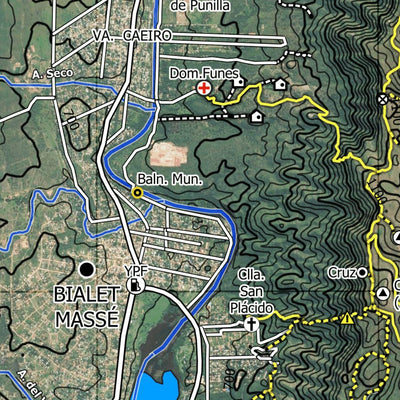 Mapa de Senderos - Sierras Chicas de Córdoba, Sector Centro Sur Preview 3