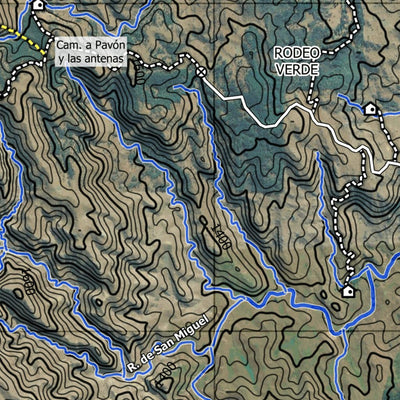 Mapa de Senderos - Sierras Chicas de Córdoba, Sector Centro Norte Preview 2