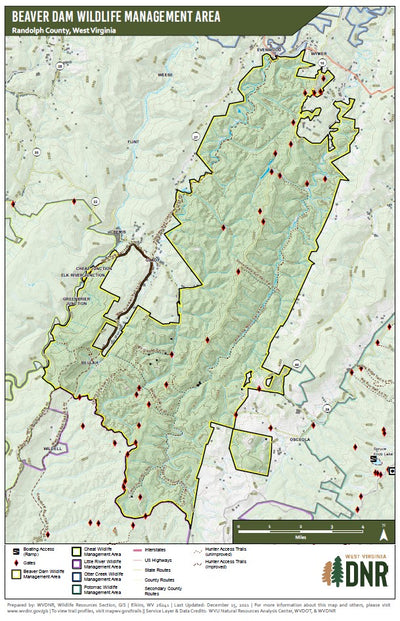 WVDNR District 3 WMA Maps - Bundle Preview 1