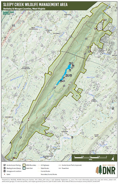 WVDNR Statewide Wildlife Management Area Maps - Bundle Preview 2