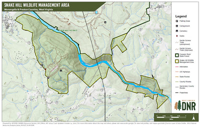 WVDNR Statewide Wildlife Management Area Maps - Bundle Preview 3